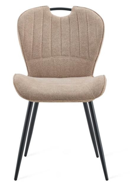 Multifurn Sten Eetkamerstoel Set van 2 - Taupe - 48 x 40 x 120 cm