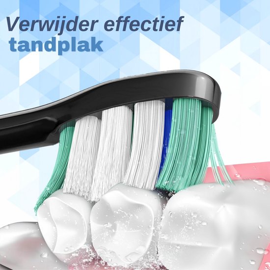 VAIVE Tandenborstel Opzetborstel Set - 6 Stuks - Sonic Wave Precision X8900