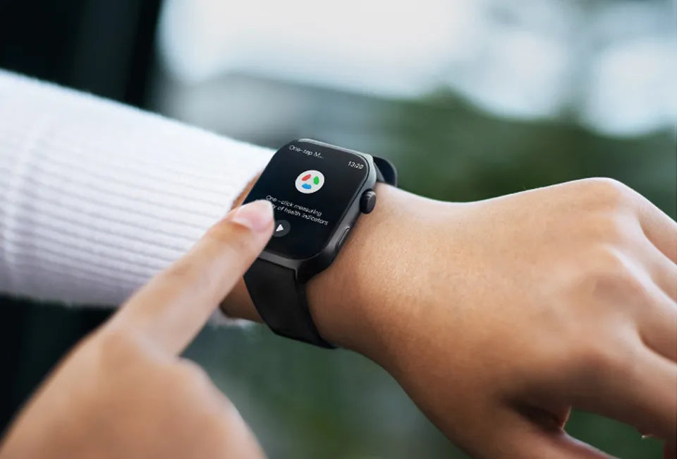 Vlectro Smartwatch 2.0 - Rechthoekig - 2 inch HD - Bluetooth Bellen - Zwart