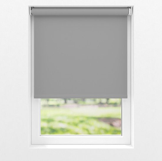 VONROC SMART BLINDS - Elektrisch rolgordijn - Uitbreiding - 70 x 190 - Grijs – Zonder afstandsbediening en oplaadkabel