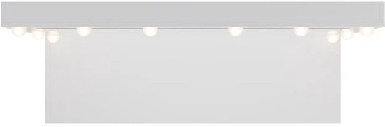 Kaptafel / Schminktafel Lilia - Incl. LED en Lades - Wit