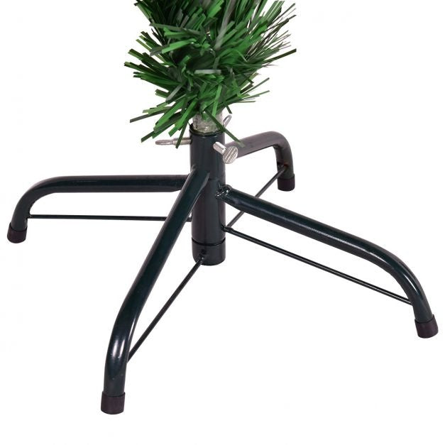 Coast Kunstkerstboom met Gekleurde Glasvezel Verlichting - 150cm - Groen