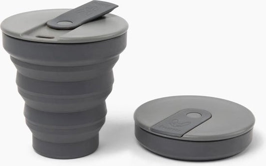 HUNU Cup - opvouwbare siliconen reisbeker - 235ml - BPA-vrij - lekvrij