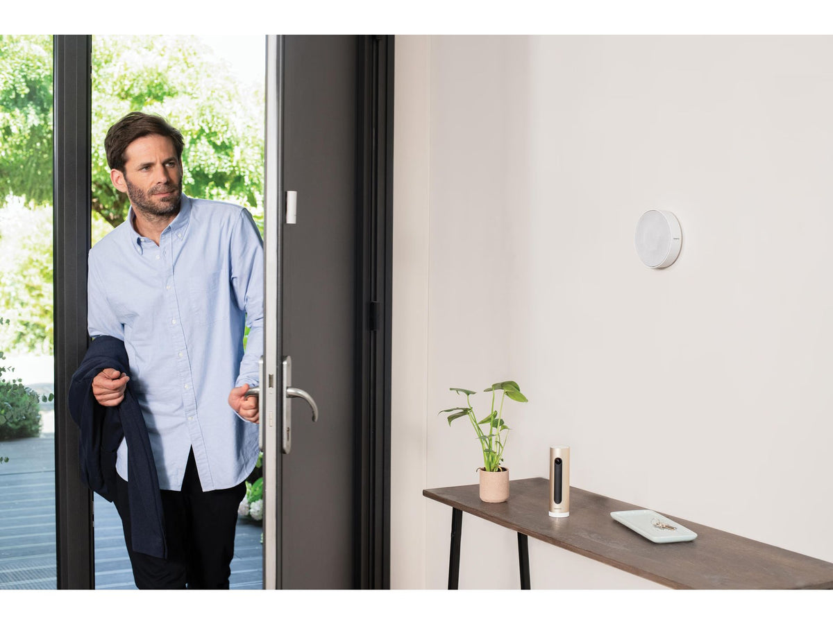 Netatmo Smart Alarmsysteem met Camera - Gezichtsherkenning & Sirene 110 dB - 165 x 65 x 65 mm