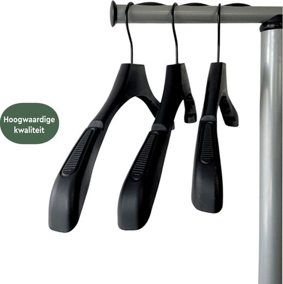 BRASQ Kapstok Stockholm CS500 – Staande kapstok met 6 hangers + paraplu-houder – Zwart