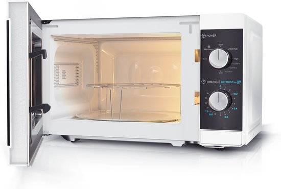 Sharp YC-MG01E-W magnetron en grill - 800W - 20 liter - wit