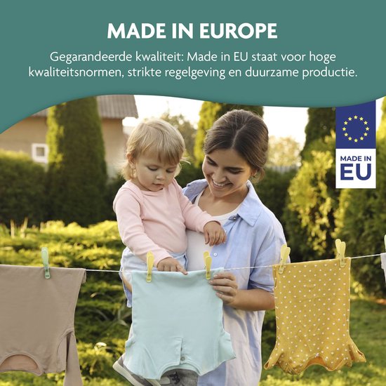 LaundrySpecialist Waslijn - Waslijndraad - Wasdraad - Waslijndraad met stalen kern - 35 meter met stalen kern - Geel