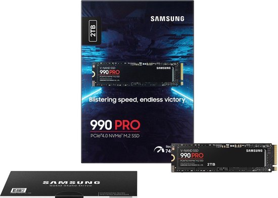Samsung 990 PRO - Interne SSD - PCIe 4.0 - NVMe M.2 - 2 TB