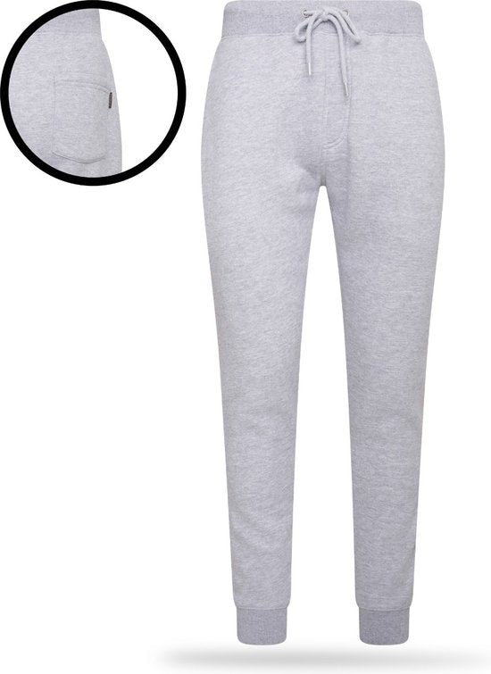 Cappuccino Italia - Heren Sportbroeken Joggingbroek - Grijs - Maat XL