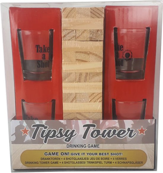 Tipsy Tower - Drinkspel - Mini Dranktoren