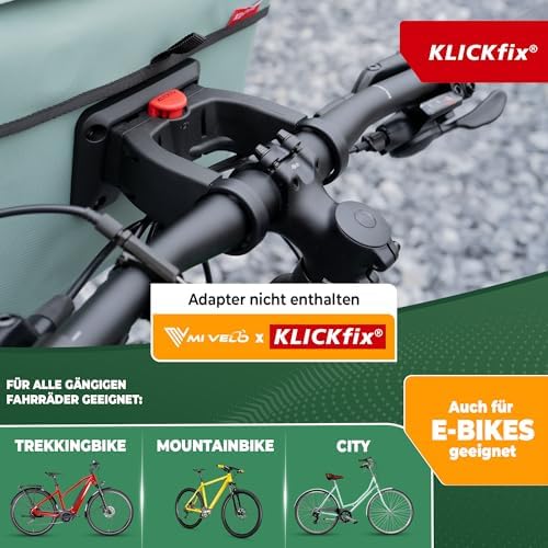 MIVELO Klickfix Stuurtas - 100% Waterdicht, 7L, Telefoonvak