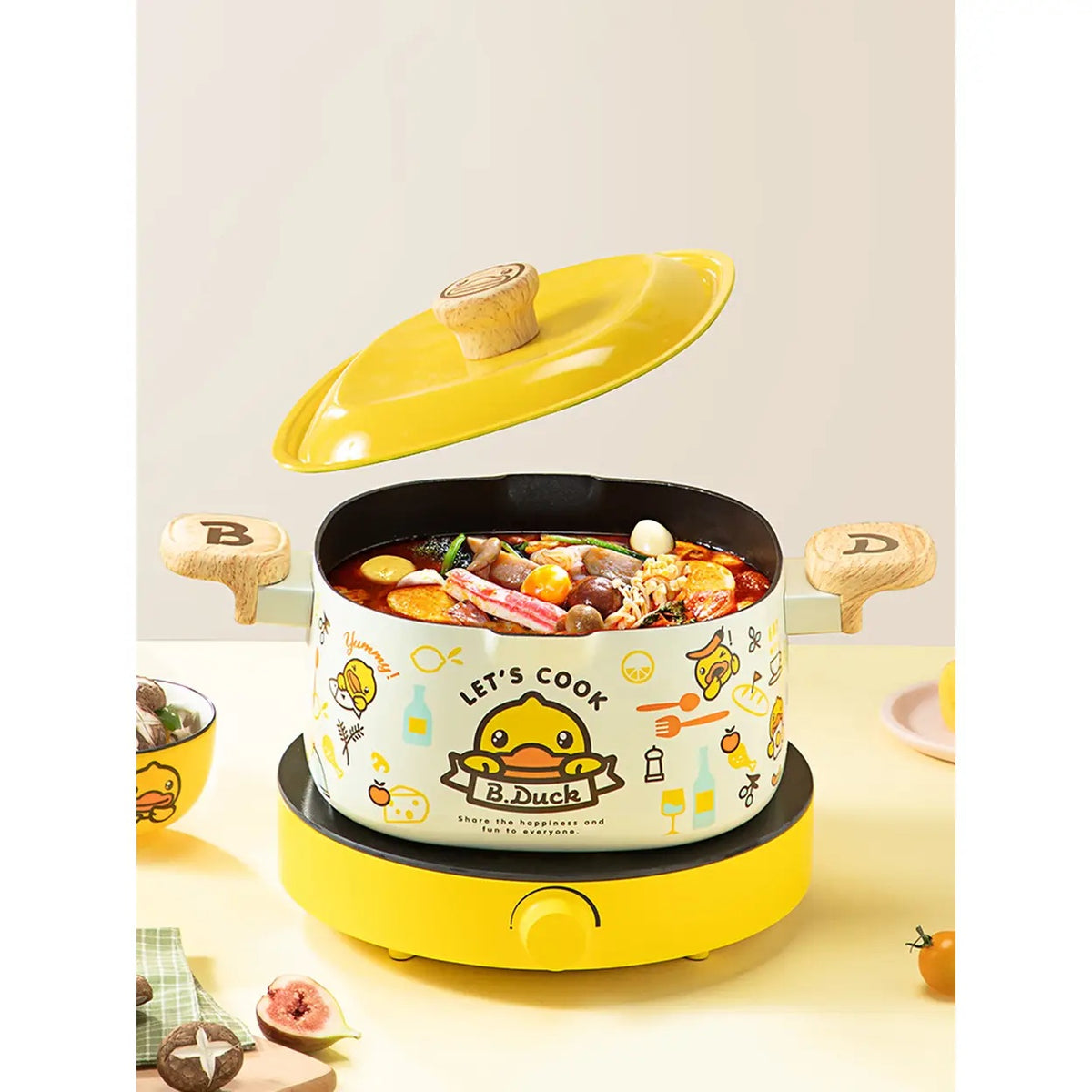 COOKER KING x B.DUCK Braadpan met Deksel - Antiaanbak - 22 cm
