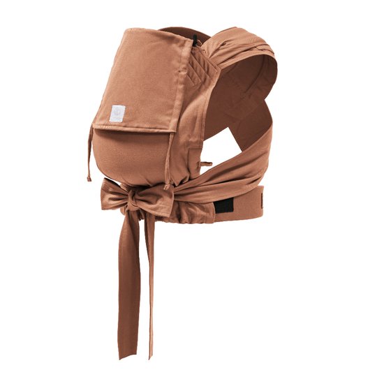 Stokke Limas Draagzak, Terracotta - Versie 2023 (OCS) - Draagzak voor pasgeborenen met halve gesp - Drie draagopties - Veilig vanaf de geboorte, tot 15 kg