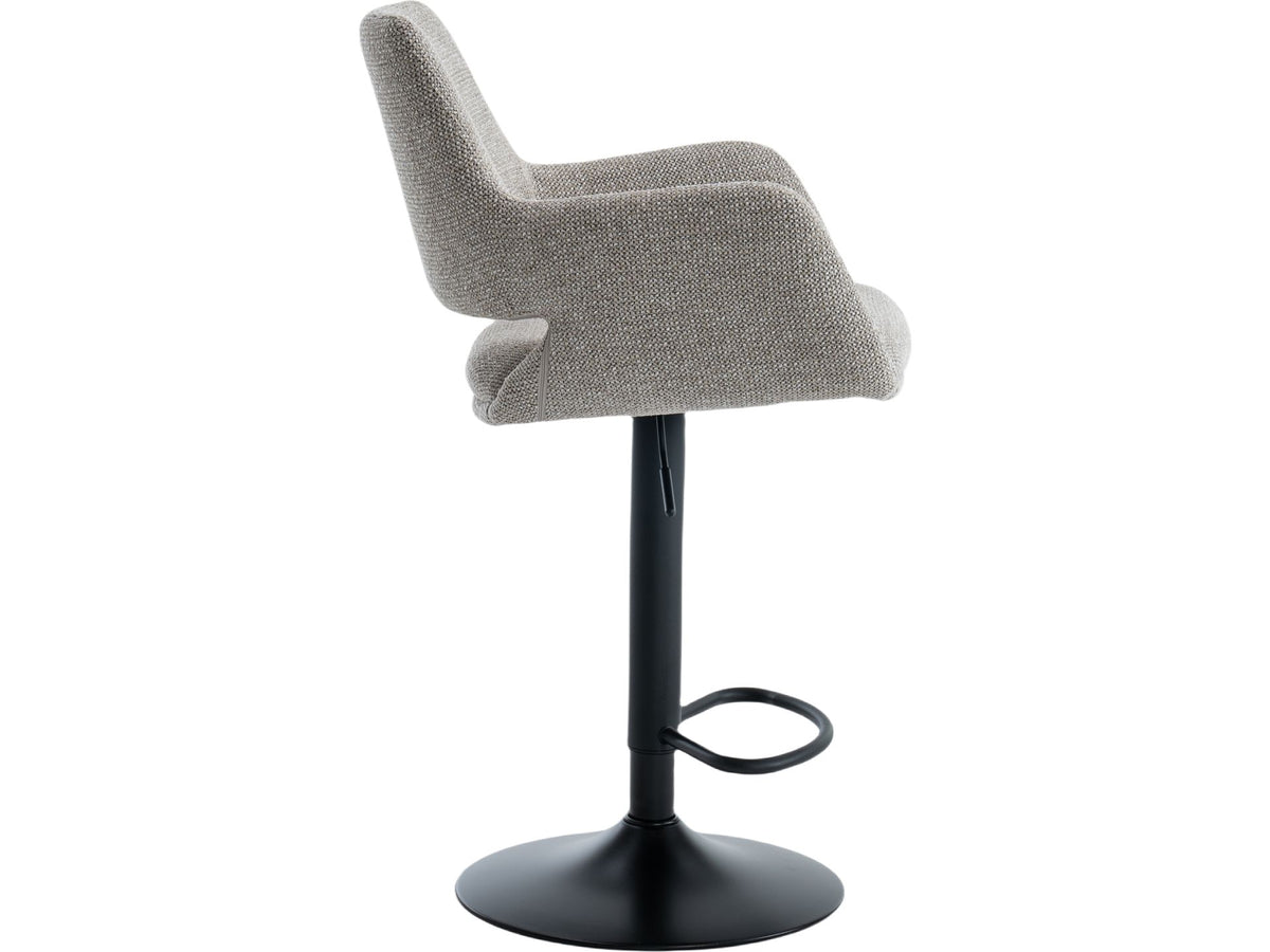 Criks Design Monza barkrukken - Set van 2 - Verstelbaar en draaibaar - Taupe