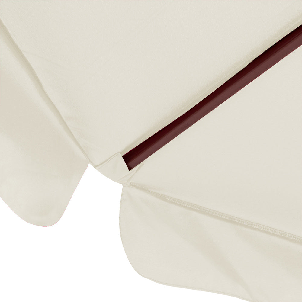 Kingsleeve Parasol 330cm - Waterafstotend UV Bescherming 50+ - Crème