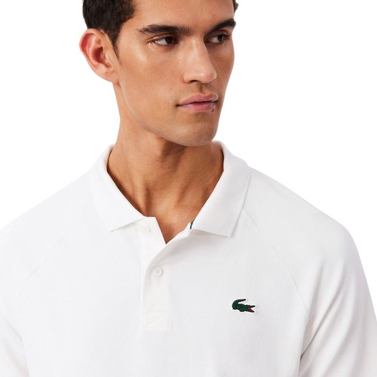 Lacoste Regular Fit Ultra Dry Sport Poloshirt - Stretch piqué - maat 5 - White
