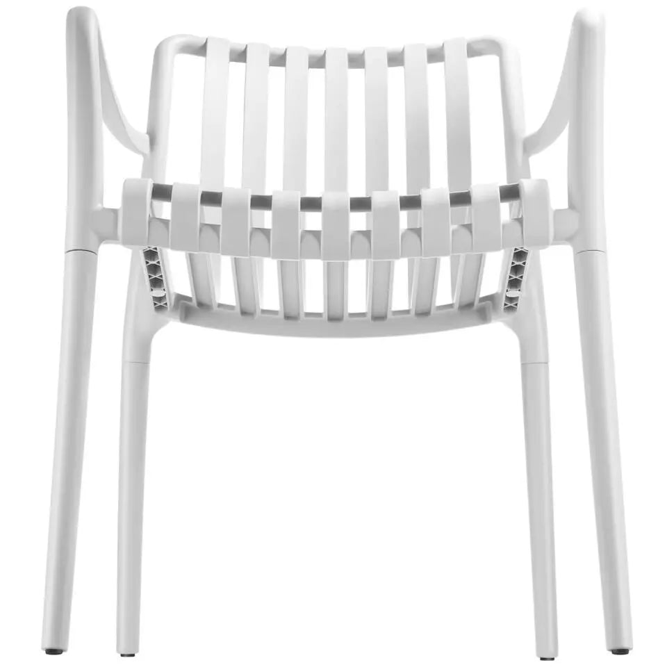 Tectake Tuinstoelen Alcudia Set van 2 - Weerbestendig - Stapelbaar - Kunststof