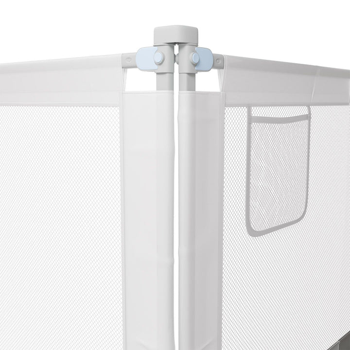 Juskys Jaron Bedhekje Voor Baby's - Grijs - Verstelbare Hoogte - 180 cm x 71-101 cm