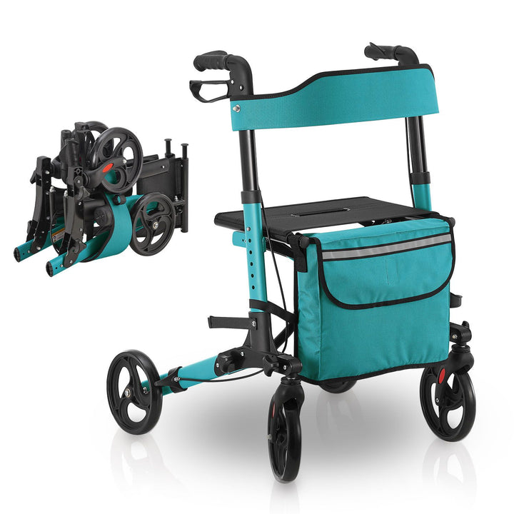 Aluminium Rollator Vital met Zitje – Lichtgewicht & Opvouwbaar