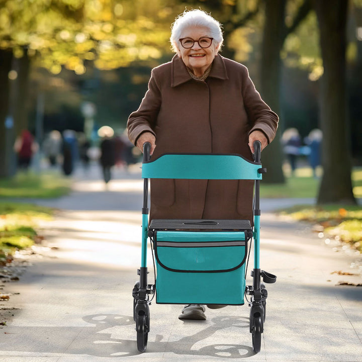 Aluminium Rollator Vital met Zitje – Lichtgewicht & Opvouwbaar