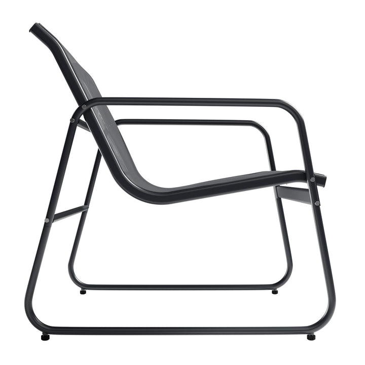 Jusky Set Tuinterrasmeubelen – Bank, 2 Fauteuils, Tafel