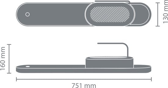 Brabantia SinkStyle Gootsteen Organizer Set - Mineral Infinite Grey