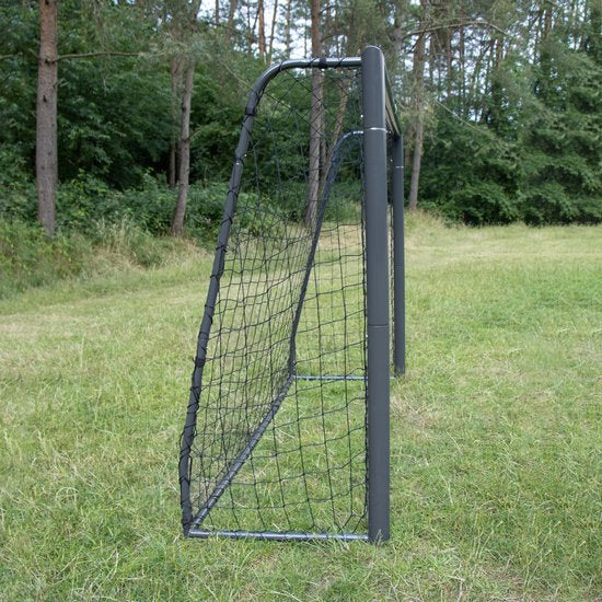 AXI Voetbaldoel Kylian 220x170cm Antraciet - Incl. grondankers - gepoedercoat stalen frame