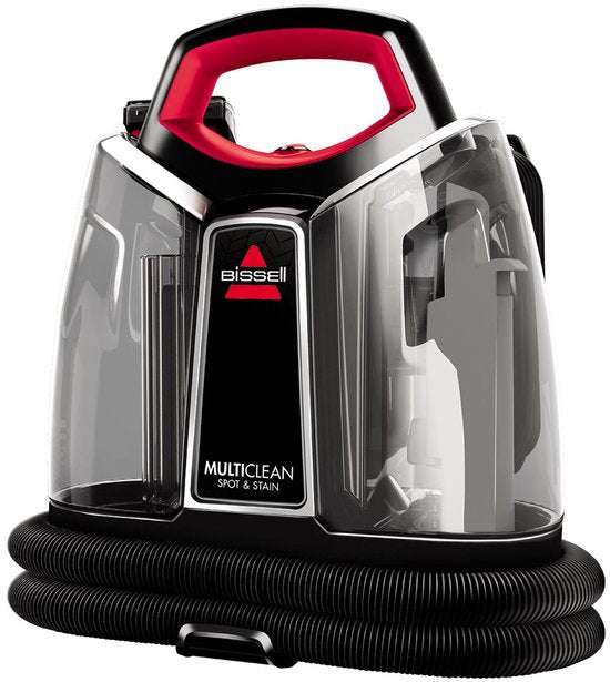 BISSELL MultiClean Spot & Stain Draagbare Vlekkenreiniger - Met HeatWave Technologie & 4 Opzetstukken - Tapijtreiniger voor Bank, Auto & Matras - Carpet Cleaner Apparaat - Extra Lange 2.2m Slang - Reinigingsmachine - Zetelreiniger - 4720M