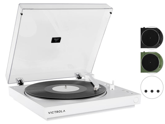 Victrola Automatische Platenspeler - Voorversterker en Bluetooth - Zwart