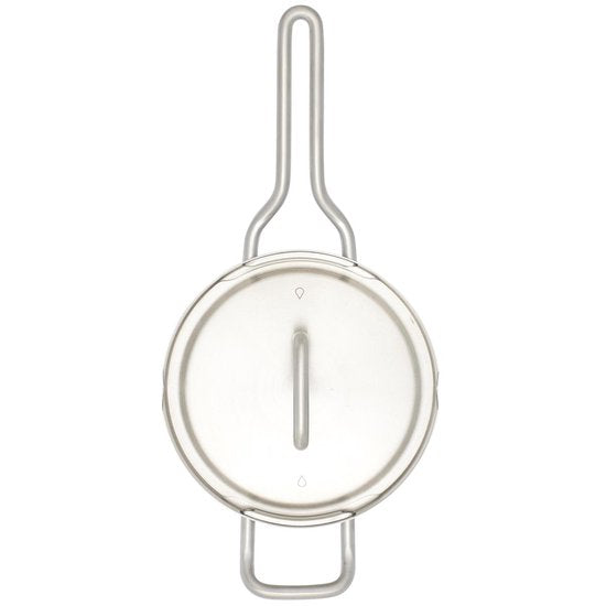 BK Q-linair Master steelpan 16 cm met deksel