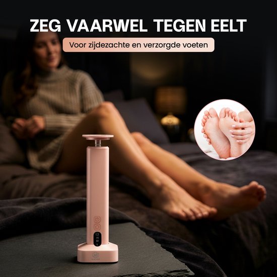 Beeperfect® Elektrische Eeltverwijderaar Pro - Voetvijl - Eeltvijl - 60 Eeltschijven en 20 Schuurrollen - Met Oplaadstation