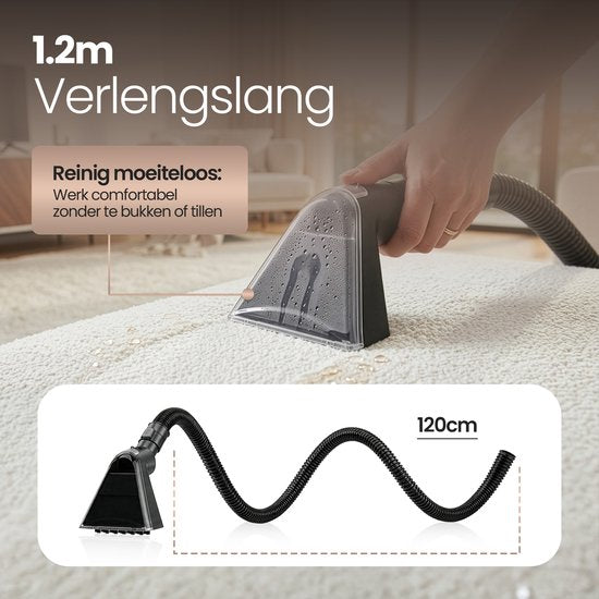 FLOWSTEAM PRO 6-in-1 Stoomreiniger - 1700 W - 4 Reinigingsstanden - 5 m Snoer