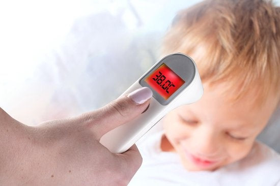 Grundig Infrarood Thermometer - Koortsthermometer - Voorhoofd- en Oorthermometer