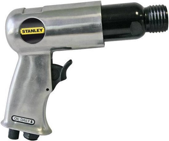 Stanley Pneumatische beitelhamerset, krachtig sloopwerk met 4 beitels, snelkoppelingen & opbergkoffer