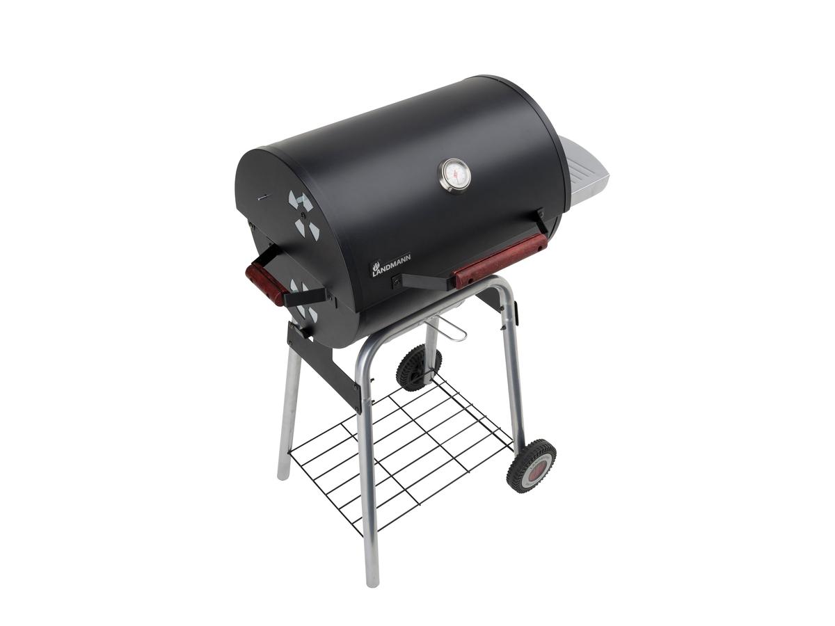 Landmann Black Taurus 440 Houtskoolbarbecue - Robuust Design - Groot Grilloppervlak