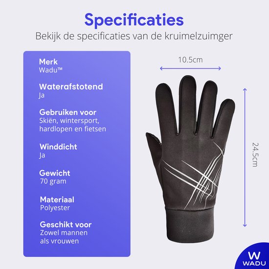 Touchscreen Handschoenen voor Heren en Dames – Maat L – Warm, Stijlvol en Praktisch voor Koud Weer