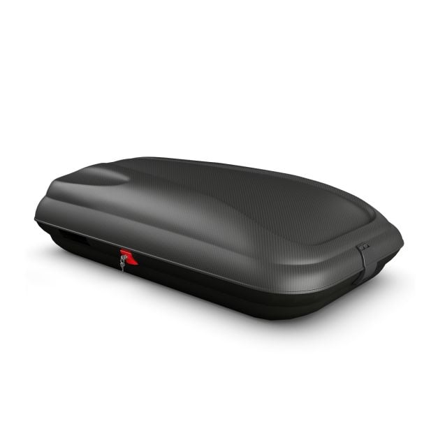Coast Dakbox 250 Liter - Afsluitbare Auto Dakkoffer met Centrale Vergrendeling, Sleutels en Spanbanden - Zwart