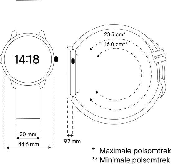 Denver Smartwatch SWC338 - Volledige Belfunctie, Hartslag, Bloeddruk, Saturatie, Slaapmonitor, Multisport - Android & iOS - Roze