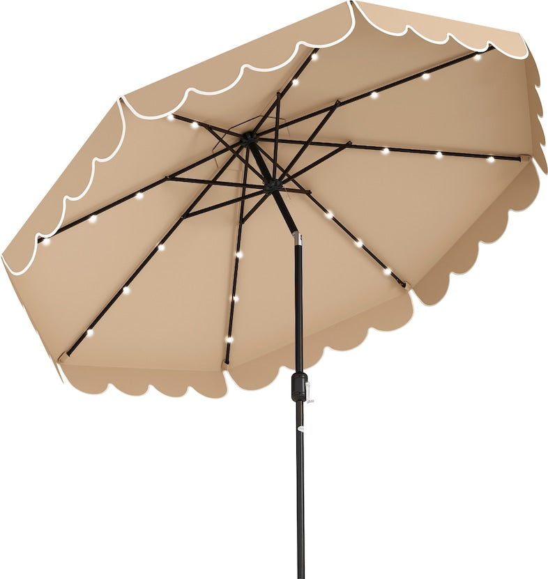 Coast Zonnescherm - 35° kantelbaar - slingerbediening - 300 cm - beige