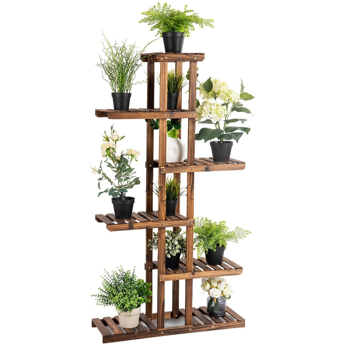 Coast Plantentrap - Hout Natuurlijk - 75x25x140cm