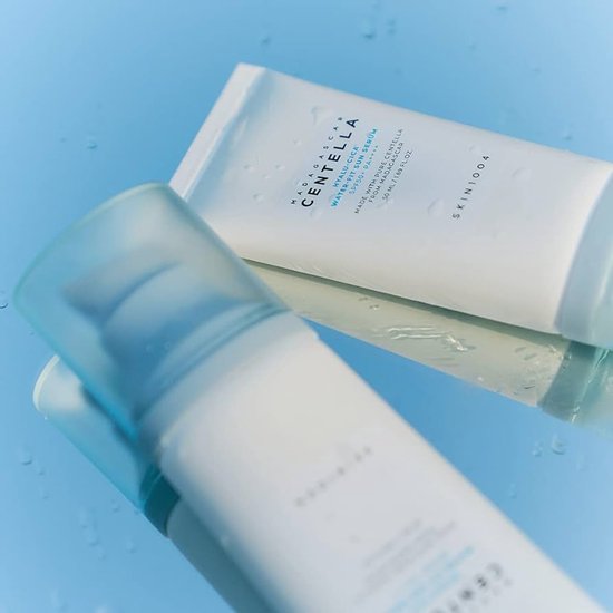 SKIN1004 Madagascar Centella Hyalu-Cica Water-Fit Sun Serum SPF 50+ PA++++ 50ml*2 Tweeverpakking Koreaanse Huidverzorging