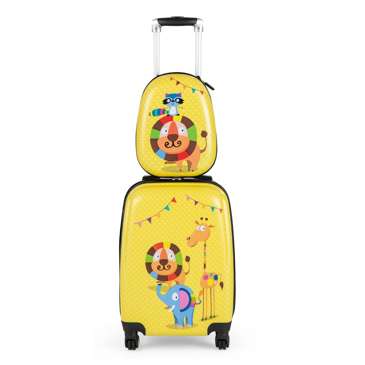 Coast 2-Delige Kinderkofferset - Trolley en Rugzak - Geel