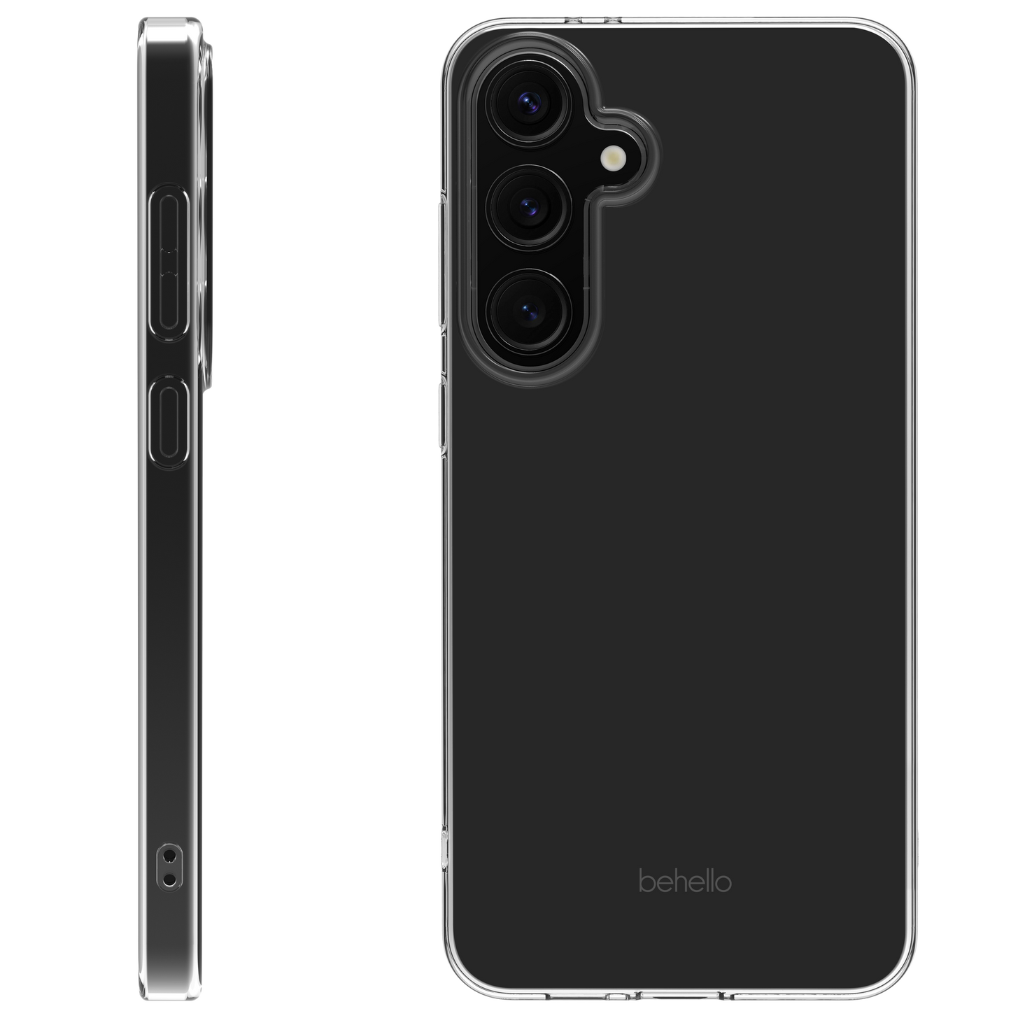 BeHello Telefoonhoesje voor Samsung Galaxy S24 FE - Schokbestendig - Flexibel - Nauwkeurige Pasvorm - Transparant