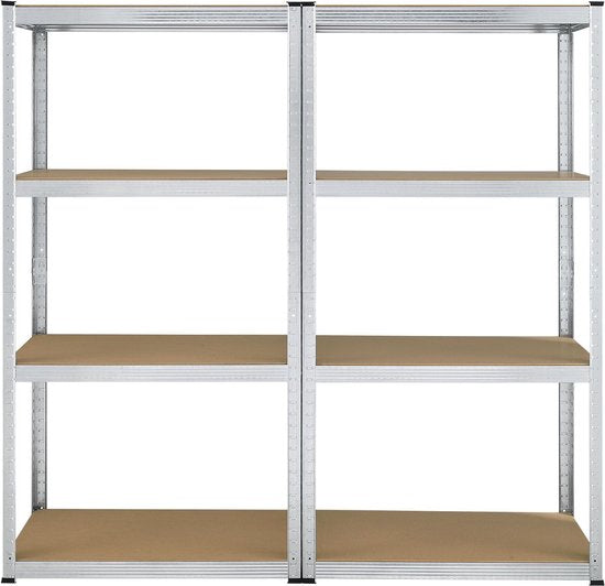 2 stuks Magazijnstelling / Opbergrek - Easy - 160 x 80 x 40 cm