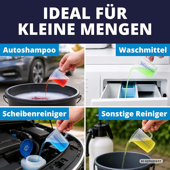 LICARGO Maatbeker 100 ml - 2 ml Schaalverdeling - BPA-vrij - Vaatwasserbestendig
