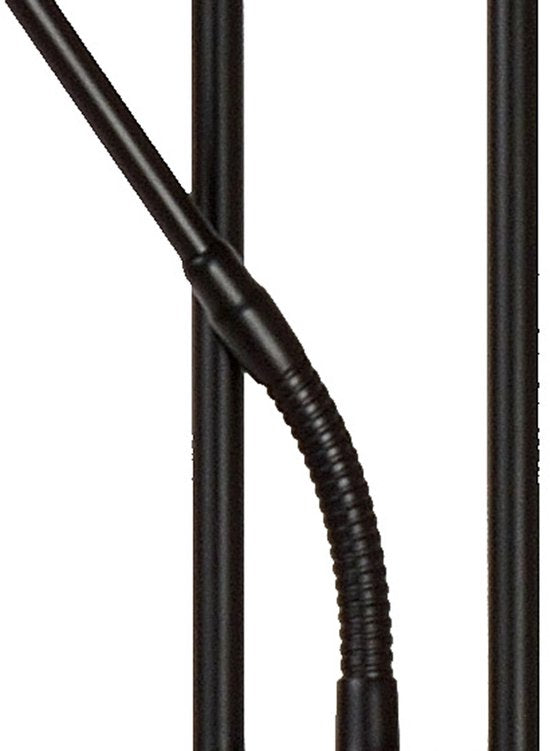 Lucide CHAMPION-LED - Leeslamp - Ø 30 cm - LED Dimbaar - 3000K - Zwart