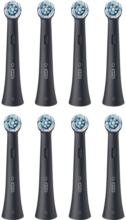 Oral-B Opzetborstels iO Ultimate Clean Zwart - 8 stuks
