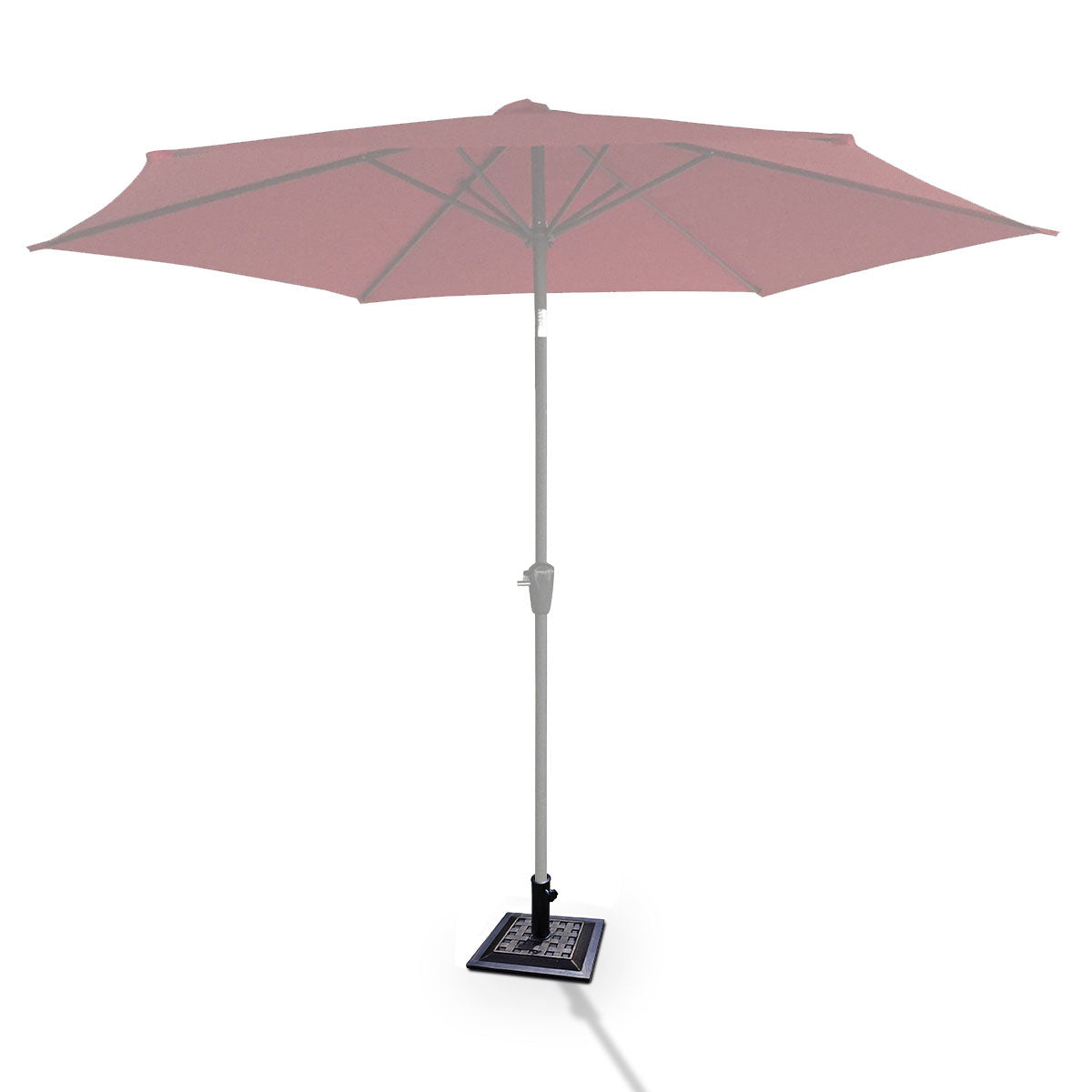 Coast Parasolvoet Brons - 13kg - Staal - 44 x 44 x 33 cm - Vierkant