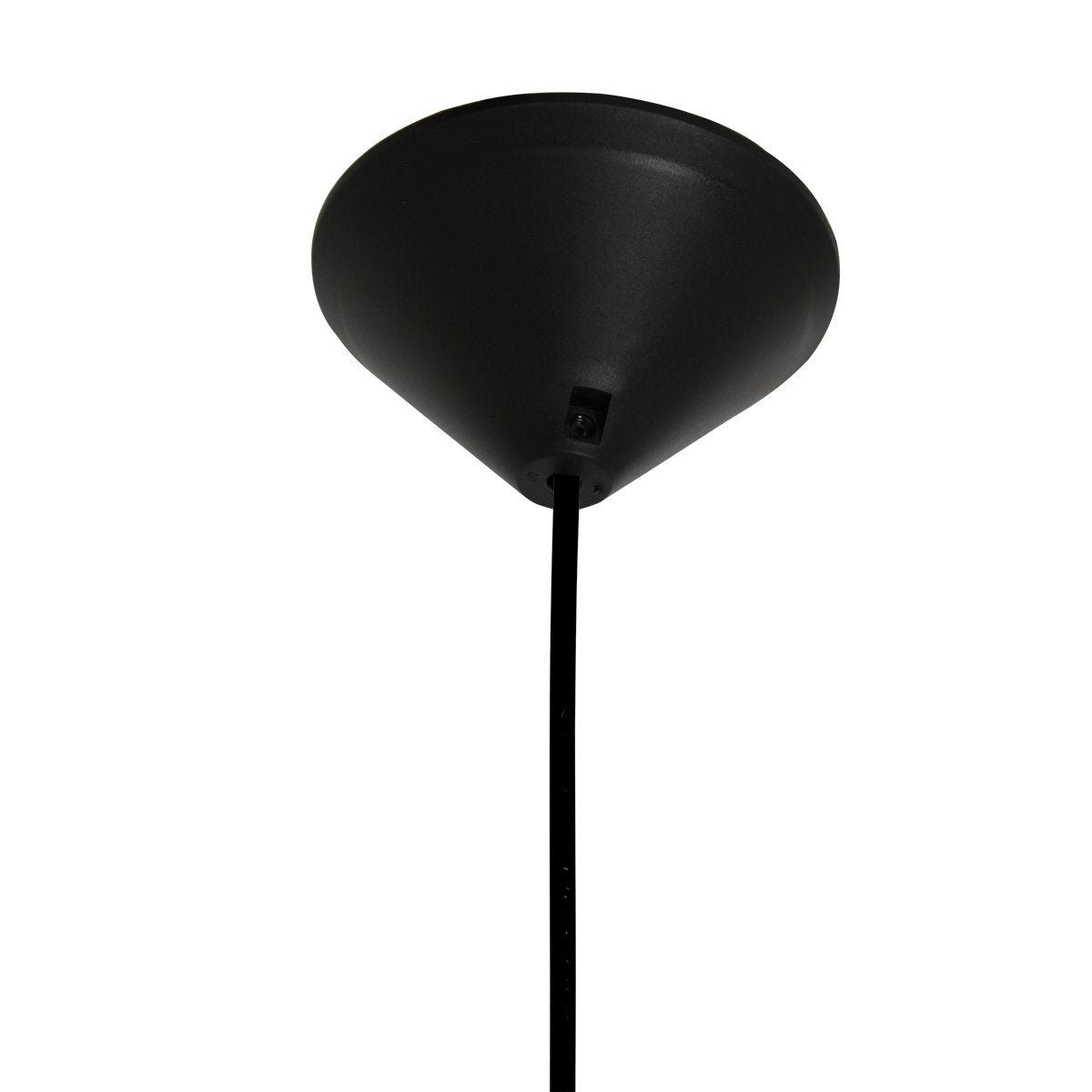 Hanglamp Minimalics 2705ZW – Zwart, verstelbaar van 35 cm tot 185 cm, Scandinavisch design, met E27 fitting, van merk Mexlite, gemaakt van metaal, kunststof en elektronica