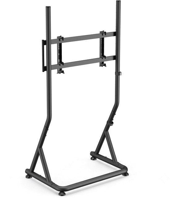VDD Gaming - Monitor standaard - Monitorstandaard voor Sim racing - Universeel - 32" t/m 55" - Vrijstaand - Verstelbaar - Vergrendelbaar - 72 x 48 x 123 cm - 50 kg - Zwart